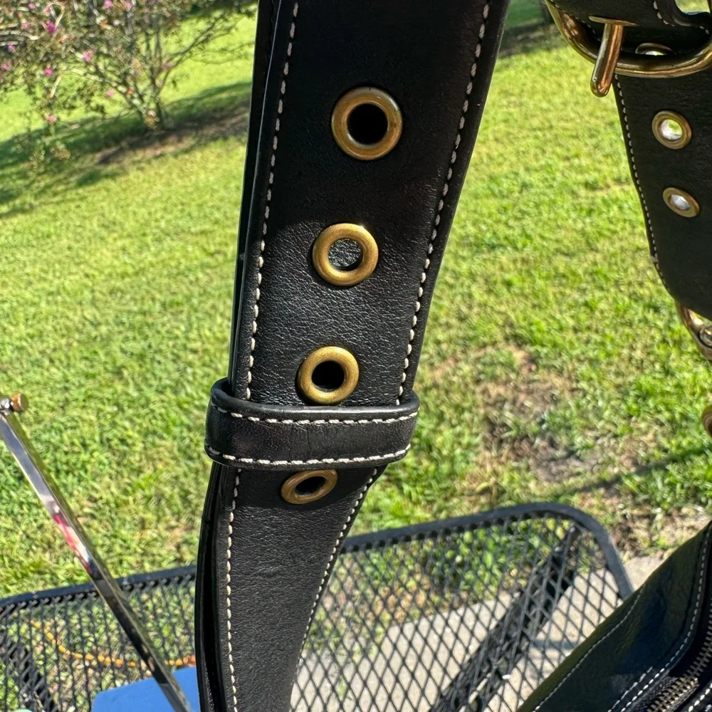 Coach Chelsea Vintage Lace Stitched Duffle Crossbody Bag - Picture 10 of 12